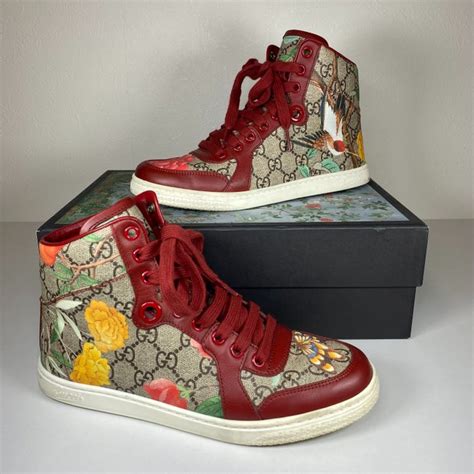 gucci tian high top sneaker 13g|Buy Gucci GG Supreme Tian High Top .